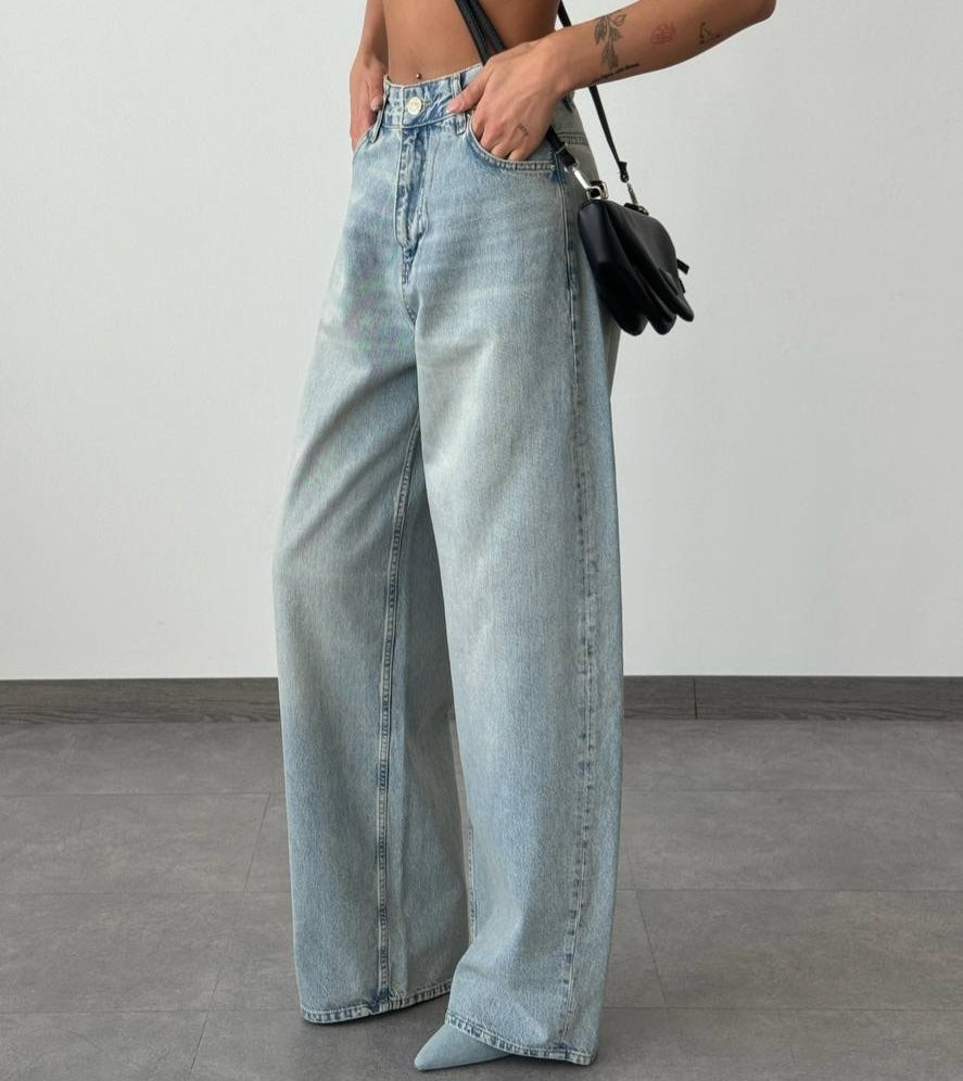 EXTRA WIDE LEG GREY TINT