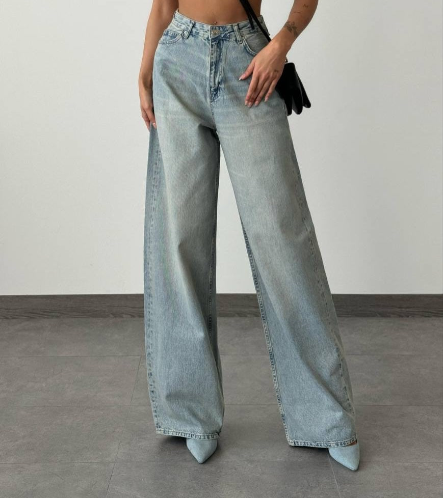 EXTRA WIDE LEG GREY TINT