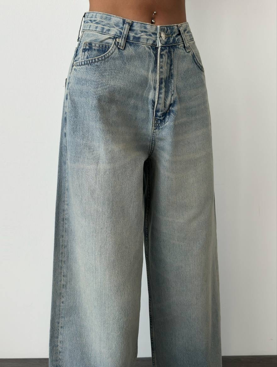 EXTRA WIDE LEG GREY TINT